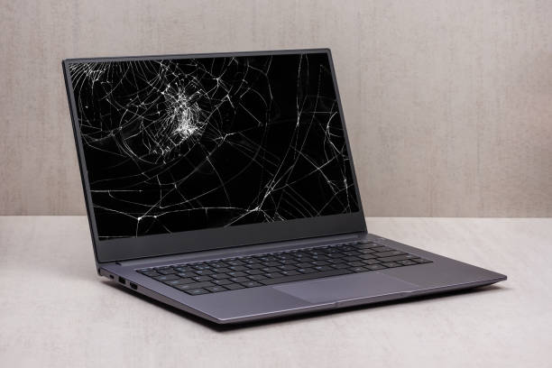 Laptop internals prepared for repair